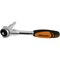 Dynamic 1/4" Dr Swivel Head 72 Tooth Ratchet, Chrome Comfort Handle, 6" Long D001306 - alternate 4